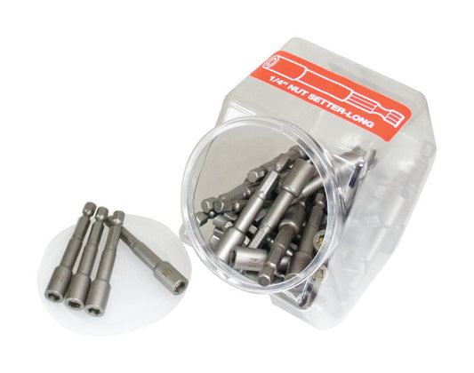 Best Way Tools 1/4 in. X 2 9/16 in. L Steel Magnetic Nut Setter 1 pk