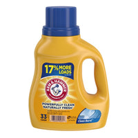 Arm & Hammer Clean Burst Scent Laundry Detergent Liquid 1 qt 1 pk (Pack of 8)