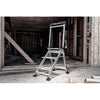 Little Giant Jumbo 3.5 ft. H Aluminum Step Ladder Type IAA 375 lb. capacity