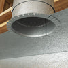 Imperial 8 in. D 28 Ga. Galvanized Steel Round Starting Collar (Case of 10)