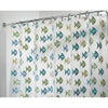 InterDesign 72 in. H x 72 in. W Blue/Green Fish Shower Curtain Vinyl (Pack of 2)
