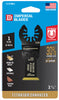 Imperial Blades One Fit 3-11/16 in. L Titanium-Coated Bi-Metal Oscillating Saw Blade 1 pk