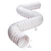 Deflect-O 50 ft. L X 3 in. D White Vinyl Vent Hose