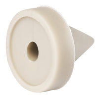 Brinks Plastic Off White Door Bumper Mounts to base trim