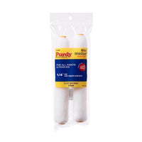 Purdy White Dove Woven Fabric 6.5 in. W X 1/4 in. Mini Paint Roller Cover 2 pk