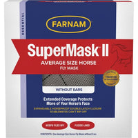 SuperMask II Horse Fly Mask, No Ears