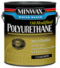 Minwax Transparent Satin Clear Water-Based Latex Oil-Modified Polyurethane 1 gal. (Pack of 2)