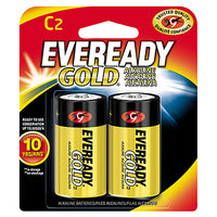 Battery Ever Gold C-2Pk (Pack Of 12)