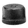 Anvil 1 in. FPT Black Malleable Iron Cap