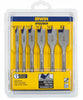 Irwin Carbon Steel Spade Flat Boring Bit 6 pc