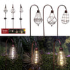 Alpine Solalris Bronze Glass/Iron 33 in. H Edison Bulb Solar Garden Stake (Pack of 6)