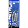 Hillman 2-5/8 in. L X 3/4 in. D Extension Spring 2 pk