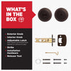 Kwikset Juno Venetian Bronze Privacy Lockset 1-3/4 in.