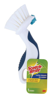 Scotch-Brite 2.5 in. W Hard Bristle 4 in. Plastic Handle Scrubber - Deal of The Week