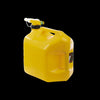 No-Spill 5 Gallon Plastic Diesel Fuel Can w/Thumb-Control Spout & High Flow Rate