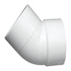 Charlotte Pipe Schedule 40 3 in. Hub X 3 in. D Hub PVC Elbow 1 pk
