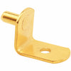 Prime-Line Gold Steel Shelf Support Shelf Support Peg 5 mm Ga. 1.00 in. L 25 lb