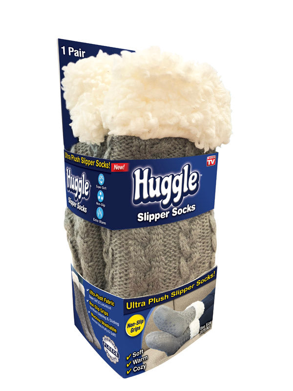 Huggle Slipper Socks: Cozy and Warm Socks - HHSOCK-MC12/6 ...