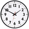 Westclox 14 in. L X 12 in. W Indoor Analog Wall Clock Plastic Black/White