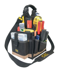CLC 8 in. W X 16 in. H Polyester Tool Carrier 25 pocket Black/Tan 1 pc - Deal of The Week