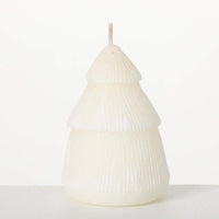 Sullivans Vance Kitira White Tree Candle (Pack of 6)