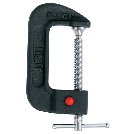 Bessey Malleable Cast Iron Powder Coated Black Frame C-Clamp 4-3/8 x 2-1/4 D in.
