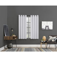 Sun Zero White Window Shade 80 in. W X 63 in. L (Pack of 2)