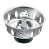 Plumb Pak 3-1/2 in. D Chrome Silver Stainless Steel Replacement Strainer Basket