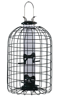 Audubon Wild Bird 1.25 lb Plastic/Wire Caged Tube Bird Feeder 4 ports - Deal of The Week