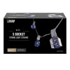 Feit LED Mix N Match Socket String Light Strand Clear 10 ft. 5 lights - Open Box