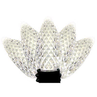 Holiday Bright Lights LED C9 Pure White 25 ct Christmas Light Bulbs