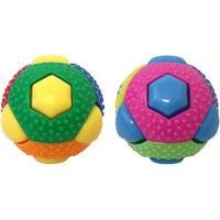Multipet Ruff Enuff Theo Ball W/8 Squeak Buttons