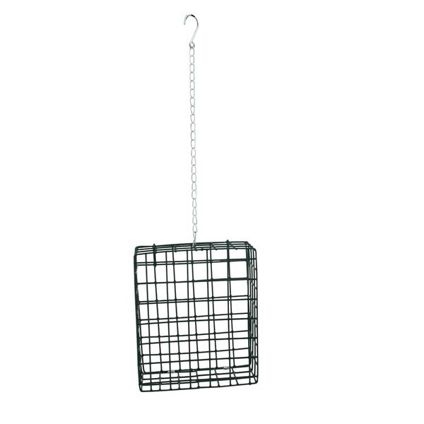 Jaula metálica para sebo de aves silvestres Woodlink - Caja abierta