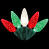 Celebrations LED Red/Green/Pure White String Christmas Light Bulbs (Pack of 12)