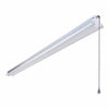 Metalux White Indoor Plug In Hanging Chain LED Shop Light 4000 lm. 32W 48 L in.