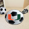 University of Miami Soccer Ball Rug - 27in. Diameter