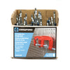 Crawford Zinc-Plated Silver Steel Pegboard Double Arm Hanger Holder 6 lb. capacity 1 pk (Pack of 30)