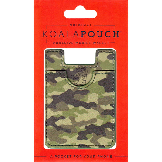 KoalaPouch  Camo  Adhesive Phone Wallet  1 pk (Pack of 20)