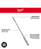 Milwaukee M/2 5/32 in. X 7 in. L Carbide Tipped Hammer Drill Bit SDS-Plus Shank 1 pk