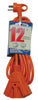 Conntek Indoor or Outdoor 12 ft. L Orange Triple Outlet Cord 14/3 SJTW