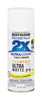 Rust-Oleum Painter's Touch 2X Ultra Cover Ultra Matte White Paint+Primer Spray Paint 12 oz (Pack of 6)