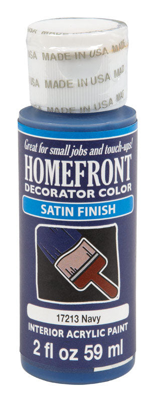Homefront Satin Navy Hobby Paint 2 oz. (Pack of 3)