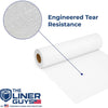 The Liner Guys - EXTREME DUTY 20 Mil Crawl Space Vapor Barrier (12' x 100') - Commercial Grade, Woven Polyethylene Sheeting for Ultimate Puncture Resistance & Permanent Encapsulation
