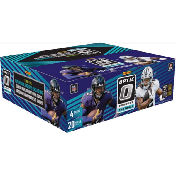 Paquete comercial de tarjetas coleccionables de fútbol americano Panini 2025 Donruss Optic (paquete de 20) - Oferta de la semana