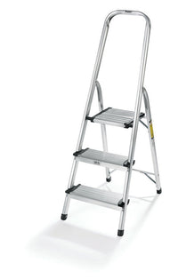 Polder 3-Step 52.5 in. H 225 lb. capacity 3 step Aluminum Folding Step Stool - Open Box