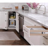 Knape & Vogt 24 in. L Stainless Steel Full Extension Drawer Slide 2 pk - Open Box