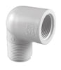 Charlotte Pipe Schedule 40 1/2 in. MPT x 1/2 in. Dia. MPT PVC Street Elbow (Pack of 25)