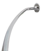 Zenna Home NeverRust Adjustable Curved Shower Rod 72 in. L Chrome - Open Box