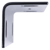 Hampton 7 in. H X 2.10 in. W X 1/8 in. D Black Steel Inside/Outside Corner Brace