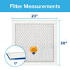 Filtrete 20 in. W X 20 in. H X 1 in. D Fiberglass 13 MERV Pleated Smart Air Filter (Pack of 4)